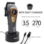 Kemei KM-2242 – Tondeuse professionnelle sans fil 9000 RPM – batterie 4500 mAh