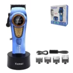 Kemei KM-2242 – Tondeuse professionnelle sans fil 9000 RPM – batterie 4500 mAh