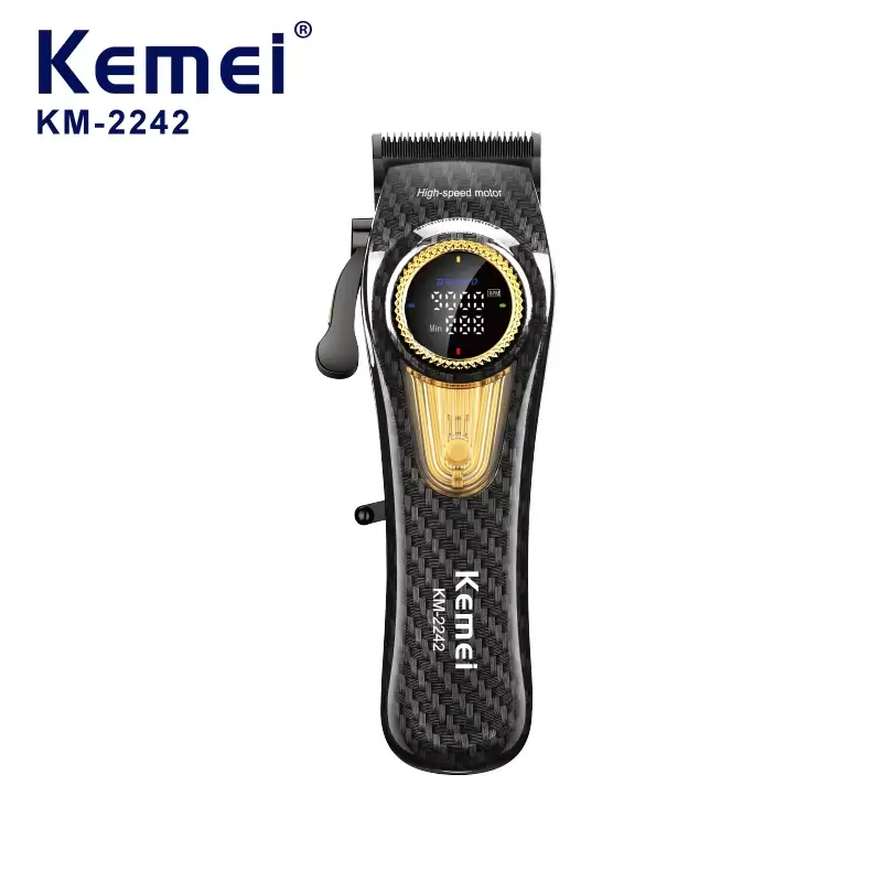 Kemei KM-2242 – Tondeuse professionnelle sans fil 9000 RPM – batterie 4500 mAh