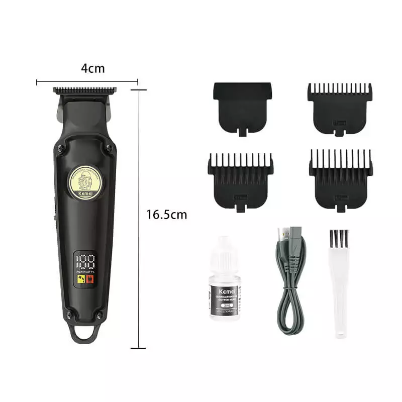 Kemei KM-2371 – Tondeuse sans fil professionnelle pour cheveux et barbe 1200mAh 5W