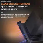 Kemei KM-2371 – Tondeuse sans fil professionnelle pour cheveux et barbe 1200mAh 5W