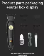 Kemei KM-2371 – Tondeuse sans fil professionnelle pour cheveux et barbe 1200mAh 5W