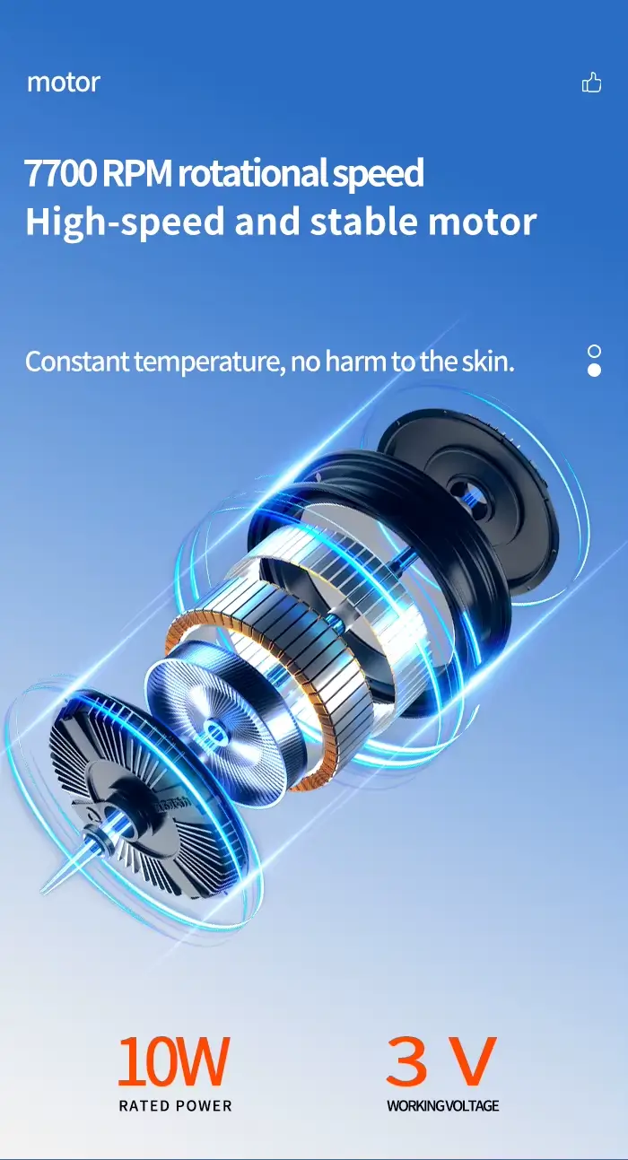 Kemei KM‑1690 – Tondeuse cheveux et barbe rechargeable professionnelle