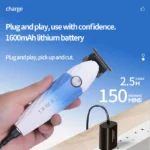 Kemei KM‑1690 – Tondeuse cheveux et barbe rechargeable professionnelle