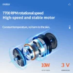 Kemei KM‑1690 – Tondeuse cheveux et barbe rechargeable professionnelle