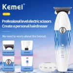 Kemei KM‑1690 – Tondeuse cheveux et barbe rechargeable professionnelle