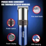 kemei KM-PG609 -Tondeuse à Cheveux 8W - 1200 mah