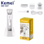 Kemei km-1847 -Tondeuses à cheveux électrique sans fil - pour zones sensibles