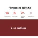 MAC Styler MC-7723 – Épilateur / Rasoir 2-en-1 pour corps et visage