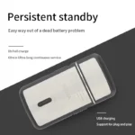 ROZIA PRO HT9321 – Rasoir électrique rechargeable USB