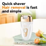 Kemei 3in1 femmes épilateur électrique Rechargeable épilateur callosités dame rasoir pour jambes, Bikini, bras, corps, visage