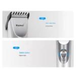 Kemei KM-1614 – Trimmer rechargeable 3 réglages de longueur