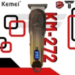 Kemei KM-272 – Tondeuse à cheveux rechargeable avec écran LCD