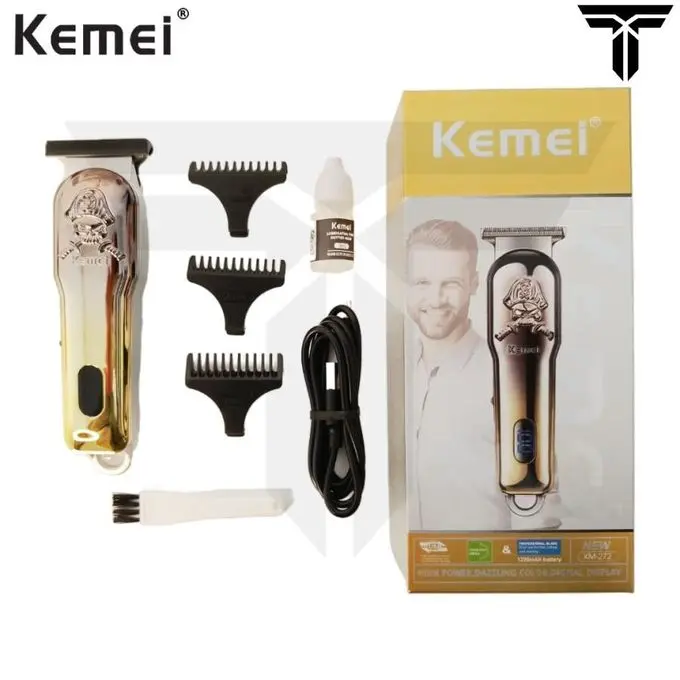 Kemei KM-272 – Tondeuse à cheveux rechargeable avec écran LCD