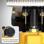 Kemei KM-1878 – Tondeuse cheveux & barbe électrique 3-en-1 rechargeable