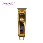 MAC Styler MC-5820 – Tondeuse cheveux, barbe et corps professionnelle – gold doré avec afficheur