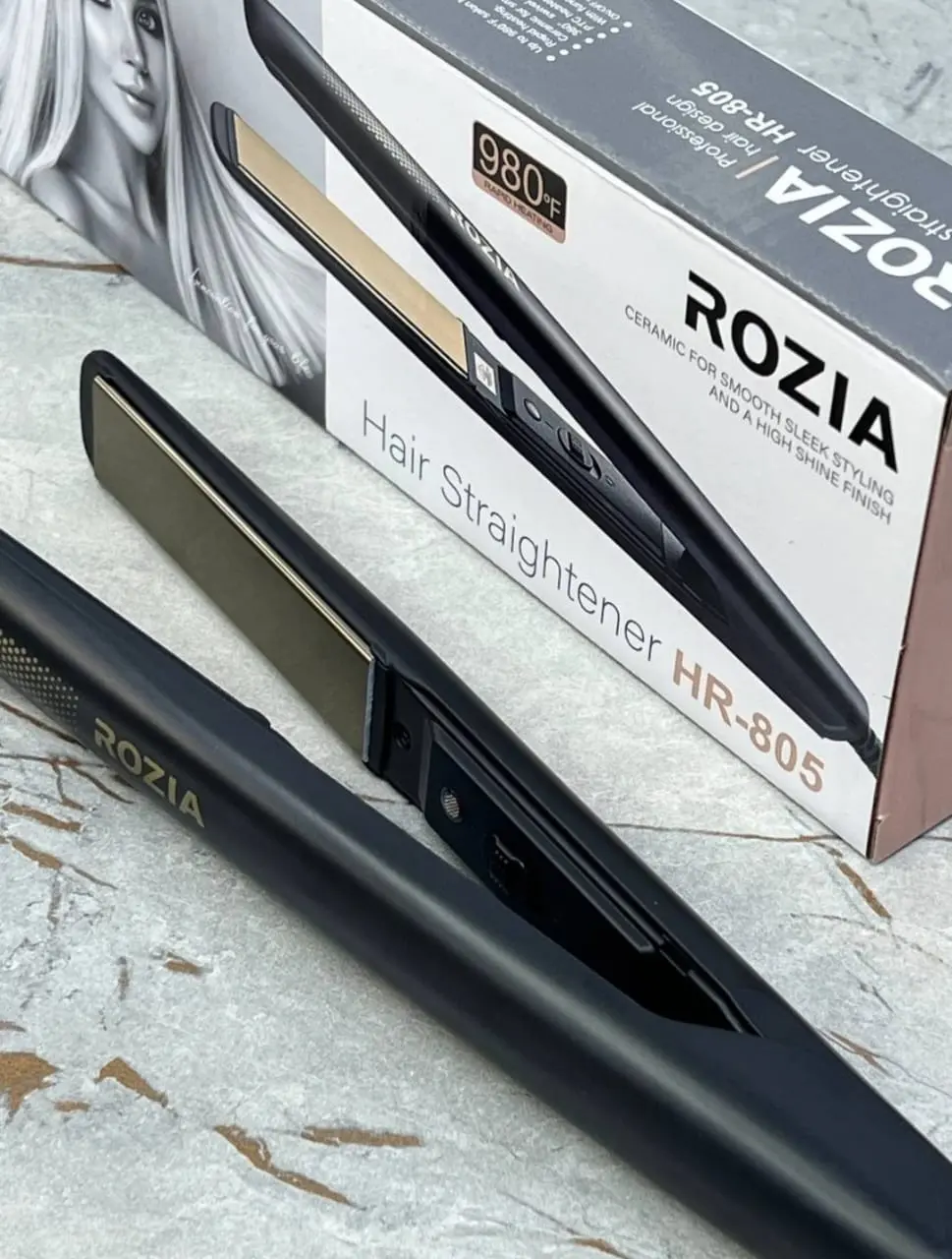 Rozia HR-805 – Lisseur cheveux professionnel céramique avec température réglable