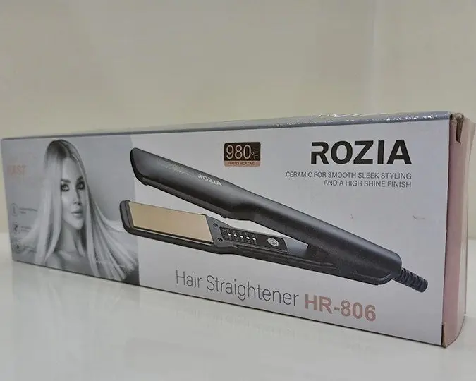 Rozia HR-806 – Lisseur cheveux professionnel à température réglable