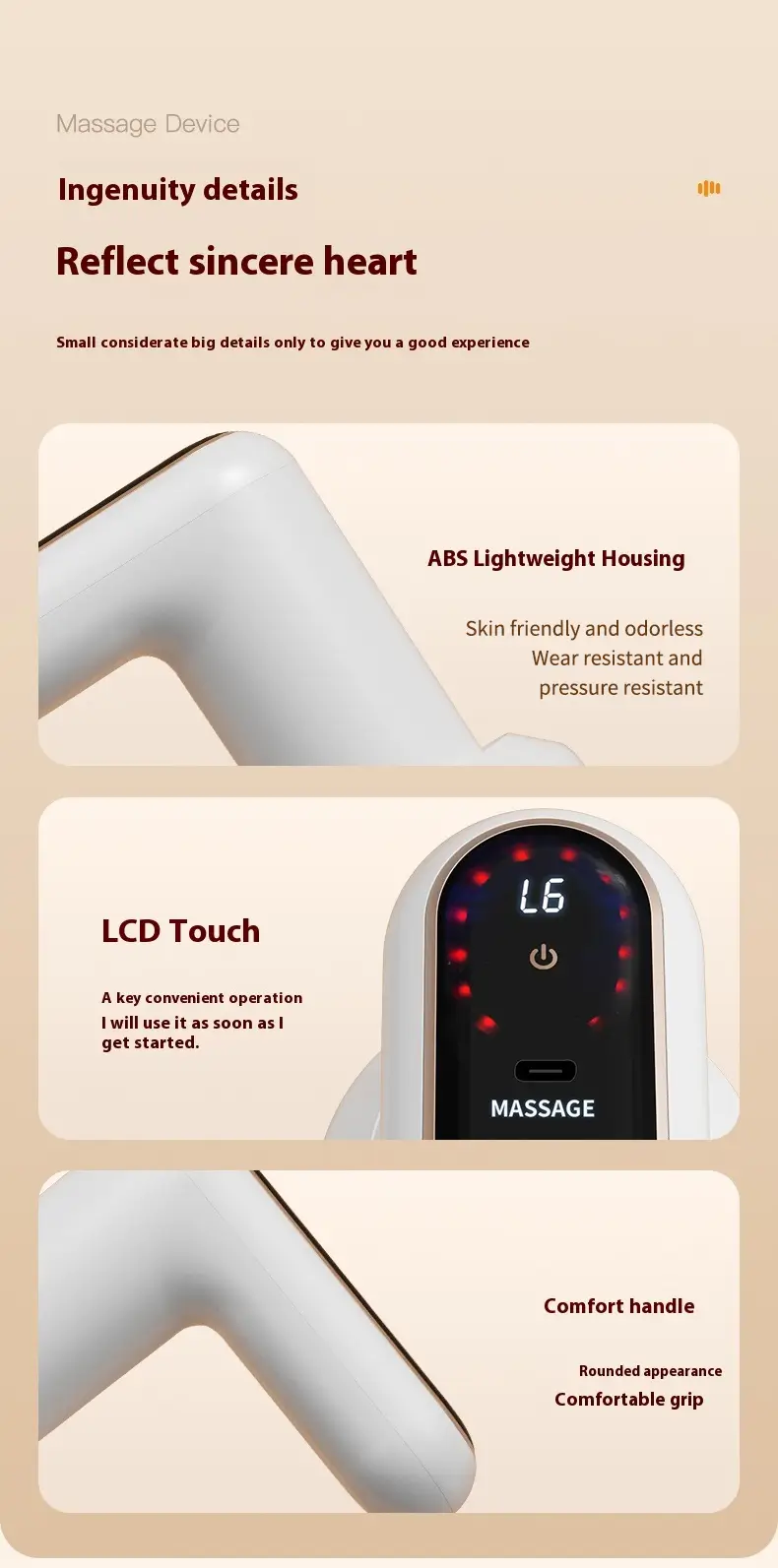 yx-730 anti-cellulite électrique portable – Appareil de massage corporel multifonction