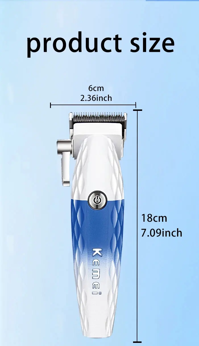 Kemei KM-1689A – Tondeuse cheveux électrique rechargeable 5 W 2500 mAh