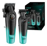 VGR V-196 et V-996 tondeuse cheveux et barbe sans fil avec charge USB
