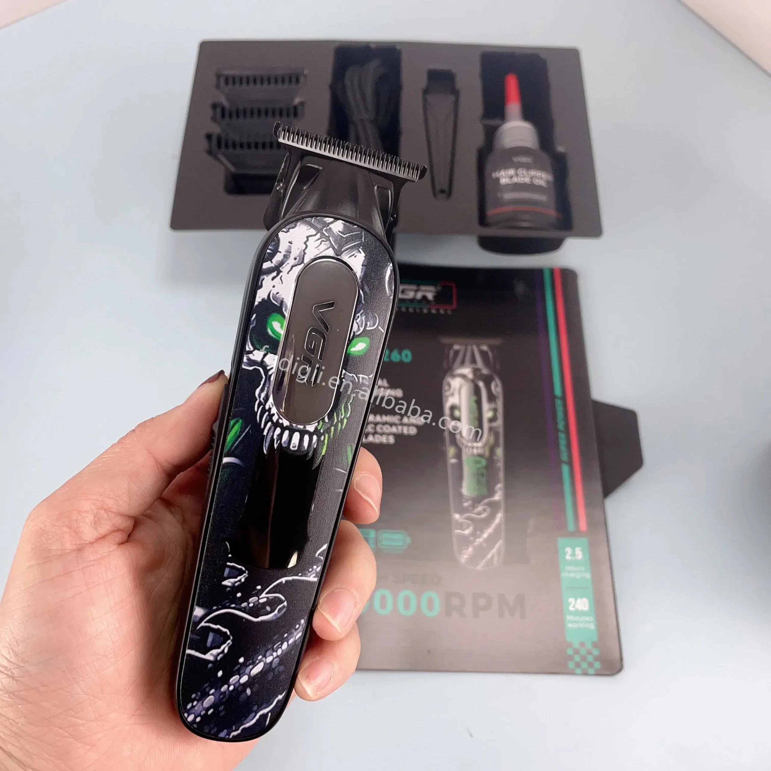 VGR V-260 Tondeuse à Cheveux Rechargeable Sans Fil pro