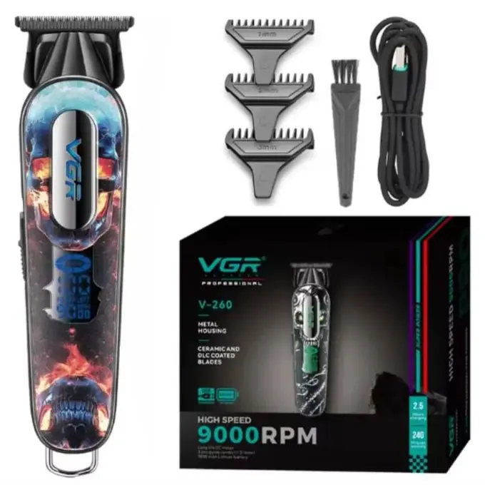 VGR V-260 Tondeuse à Cheveux Rechargeable Sans Fil pro