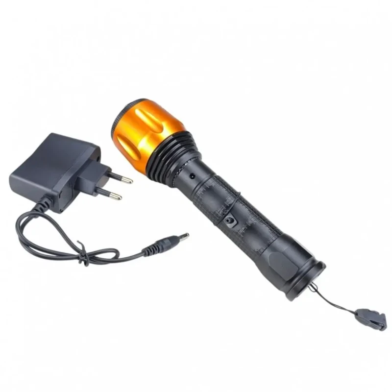 Beetro LA212 – Lampe torche LED rechargeable portative avec zoom ajustable et 3 modes torche beetro torche de poche