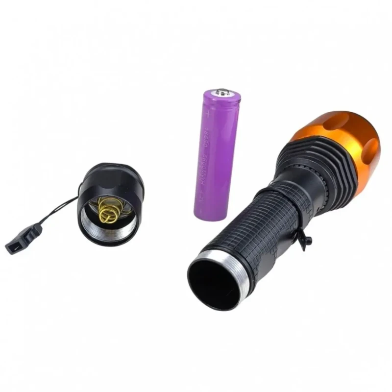Beetro LA212 – Lampe torche LED rechargeable portative avec zoom ajustable et 3 modes torche beetro torche de poche