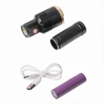 Beetro LA281 Torche LED Rechargeable USB Cinq Modes Éclairage