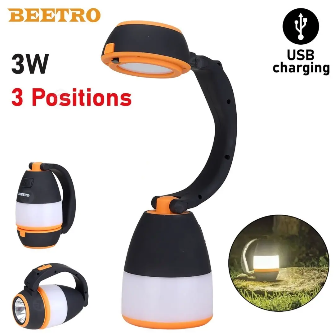 BEETRO LA285 – Lampe LED rechargeable multi-usages 3W USB