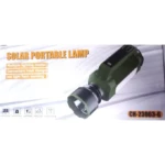 CH-23063-S Lampe Torche LED Solaire Rechargeable – Lampe portable multi-modes avec indicateur de charge Lampe Torche LED
