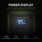 CH-23063-S Lampe Torche LED Solaire Rechargeable – Lampe portable multi-modes avec indicateur de charge Lampe Torche LED