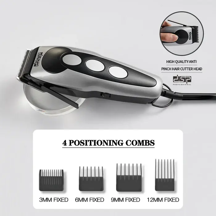 DSP E-90012 tondeuse électrique filaire10 W pour cheveux et barbe