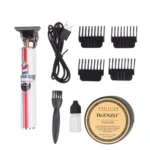 ENZO EN-1915 – Tondeuse cheveux sans fil professionnelle avec accessoires complet Tondeuse ENZO