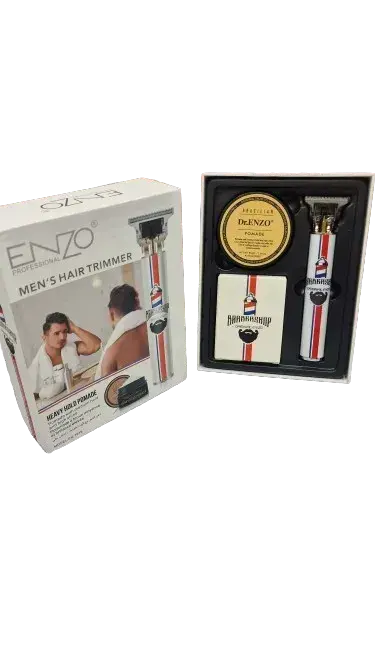 ENZO EN-1915 – Tondeuse cheveux sans fil professionnelle avec accessoires complet Tondeuse ENZO