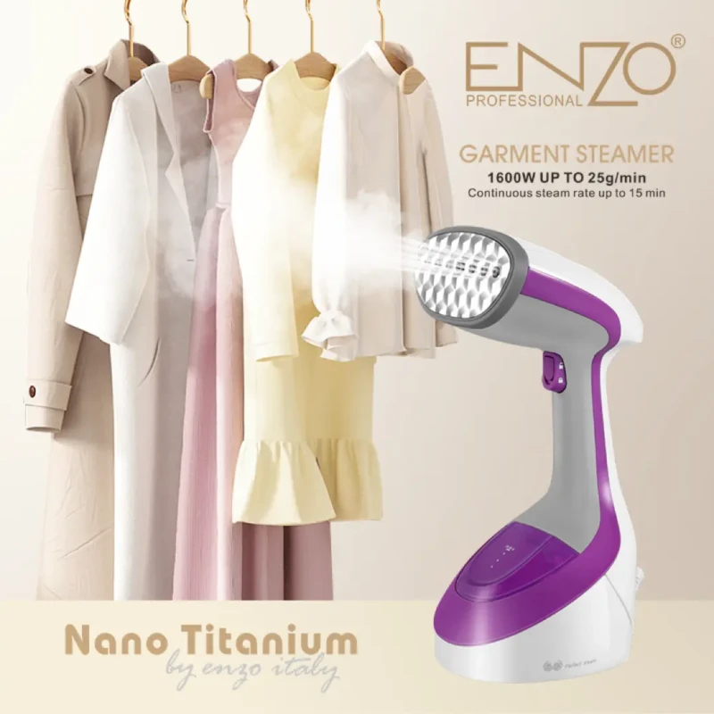 ENZO Nano Titanium ENZO EN-60017 défroisseur vapeur portable