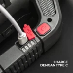 HM-7729G – Lampe torche multifonction avec boîte à outils rechargeable torche multifonction