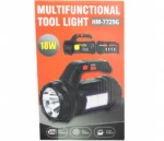 HM-7729G – Lampe torche multifonction avec boîte à outils rechargeable torche multifonction