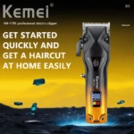 Kemei KM-1781 Tondeuse Cheveux Barbe 5 W 2000 mAh tondeuse avec levier