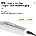 Kemei KM 289 Tondeuse à Cheveux Rechargeable Sans Fil – argent tondeuse bon prix