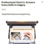 Kemei KM-5207 Tondeuse Rechargeable Écran LCD Batterie 2000 mAh 7200 Tr/min