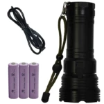 Lampe torche LED CH 901 rechargeable et portable torche