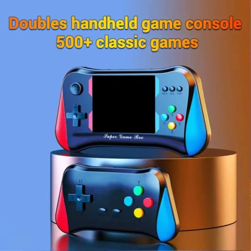 Maizic Smarthome Dual console portable rétro avec 500 jeux intégrés pour 1 ou 2 joueurs