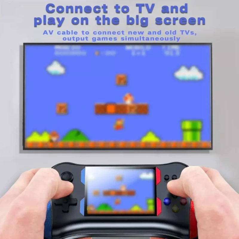 Maizic Smarthome Dual console portable rétro avec 500 jeux intégrés pour 1 ou 2 joueurs