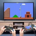 Maizic Smarthome Dual console portable rétro avec 500 jeux intégrés pour 1 ou 2 joueurs