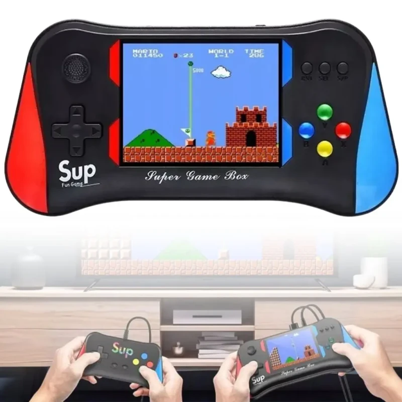 Maizic Smarthome Dual console portable rétro avec 500 jeux intégrés pour 1 ou 2 joueurs