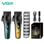 VGR V-195 – Tondeuse professionnelle salon série avec moteur 9000 RPM et batterie 2500 mAh Tondeuse professionnelle tondeuse vgr