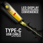 VGR V-195 – Tondeuse professionnelle salon série avec moteur 9000 RPM et batterie 2500 mAh