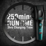 VGR V-195 – Tondeuse professionnelle salon série avec moteur 9000 RPM et batterie 2500 mAh